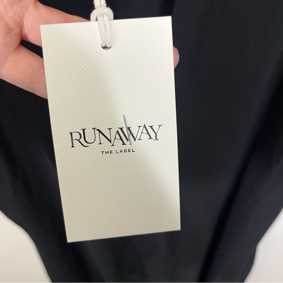 NWT Runaway The Label Suzannah Maxi Dress Black Small - Picture 5 of 6